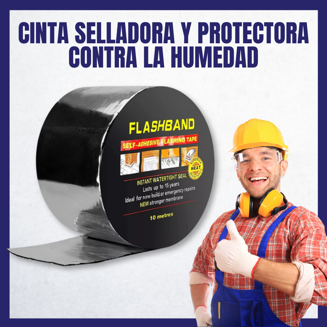 Cinta impermeable autoadhesiva de asfalto