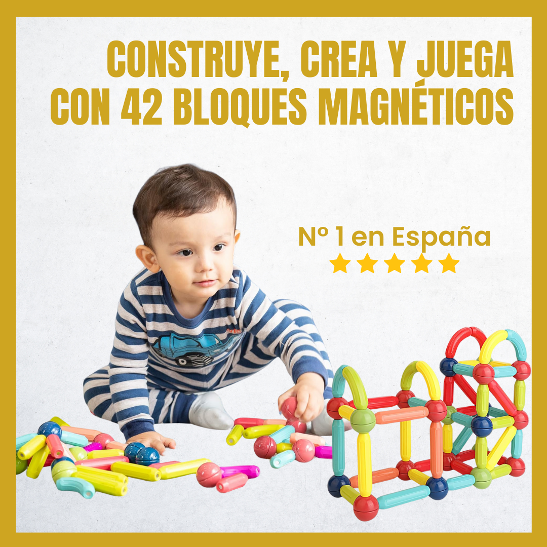 Juego de bloques de construcción magnetica 42pcs