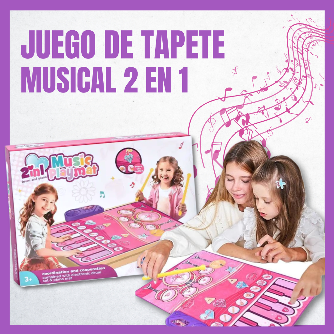 Juego de tapete Musical 2 En 1